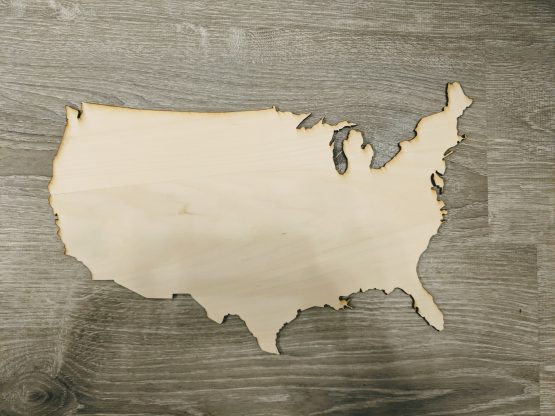 US Map, blank
