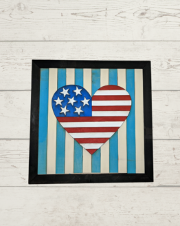 Americana Heart Quilt Design