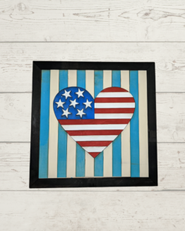 Americana Heart Quilt Design DIY kit