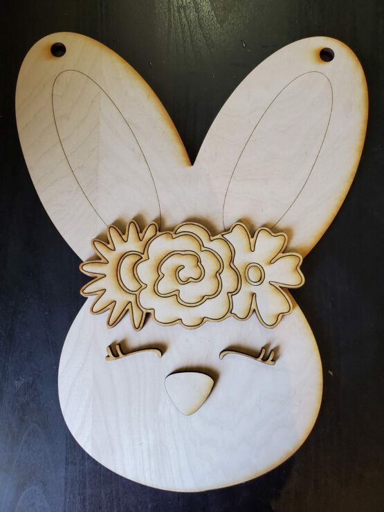 Spring Bunny Door Hanger DIY kit - Image 2