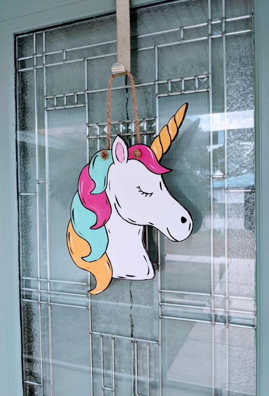 Unicorn Door Hanger