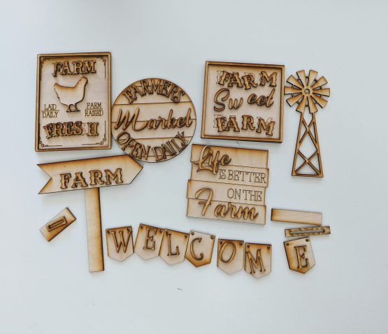 Farm Fresh Tier Tray set - Image 2