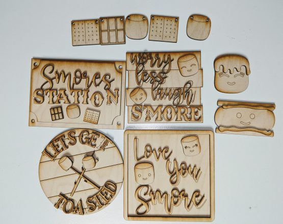 S'mores Tiered Tray Set