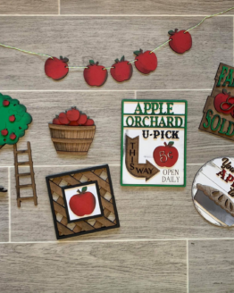 Apple Tiered Tray Set