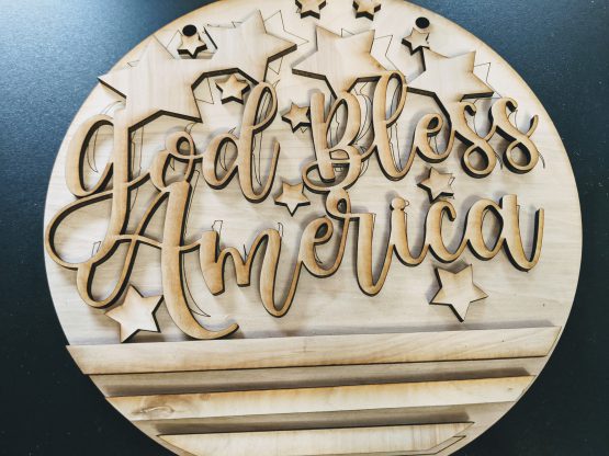 God Bless America 11" DIY kit - Image 2
