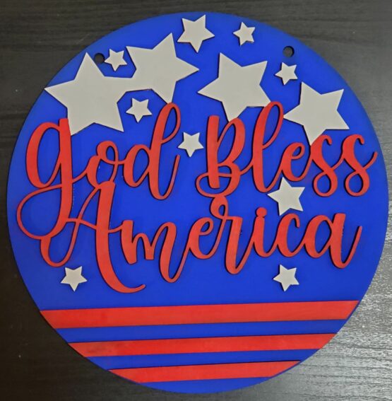 God Bless America 11" DIY kit