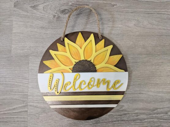 Sunflower Door hanger 15"