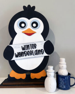 Valentine Penguin Winter Wonderland