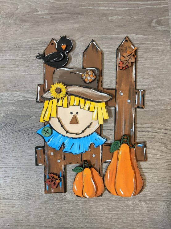 Scarecrow Fence Sign