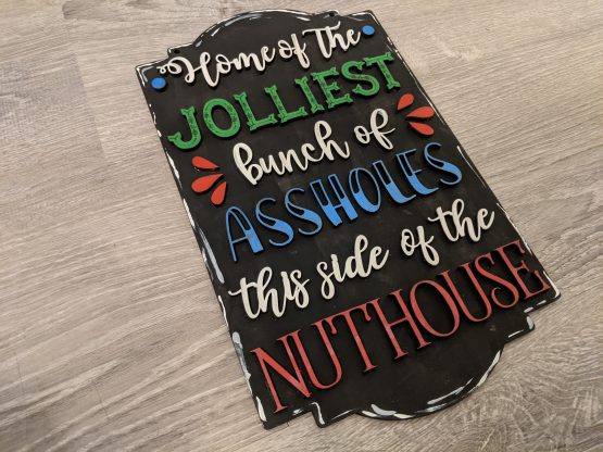 Nuthouse Christmas Door Hanger DIY kit