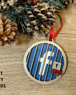 Facebook Jail Social Media Ornament