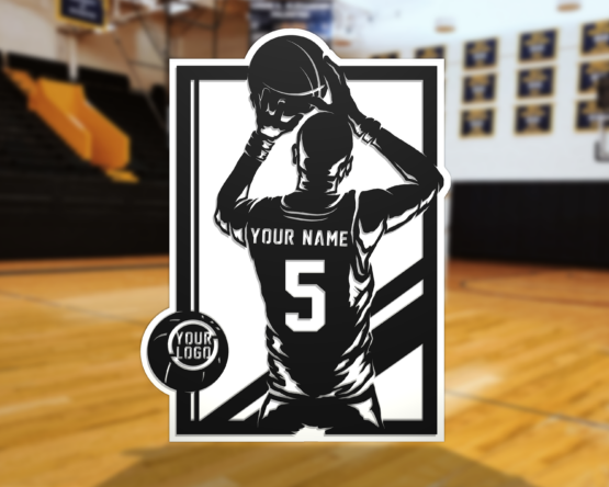 Personalized Basketball Signage