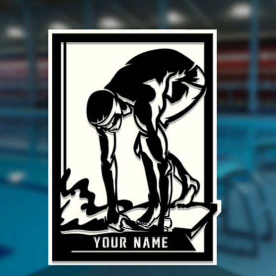 Personalized Swimming Sign