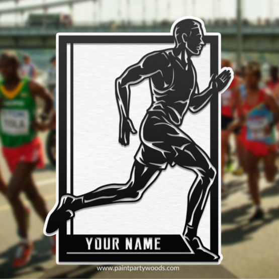 Personalized Running, Male, Signage
