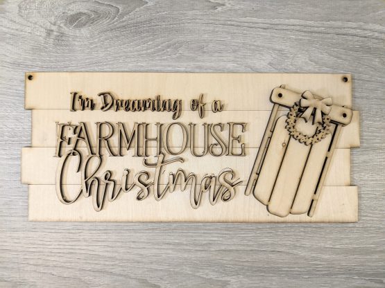I'm Dreaming of a Farmhouse Christmas , UNFINISHED - Image 3