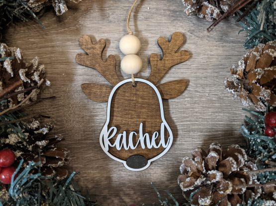 Reindeer Ornament, CUSTOM - Image 2