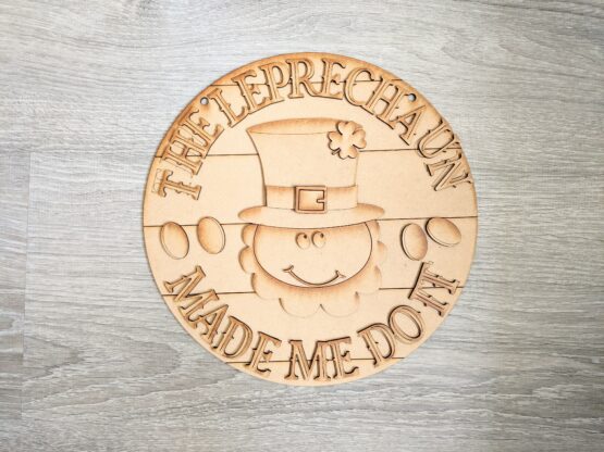 The Leprechaun Door hanger DIY Kit