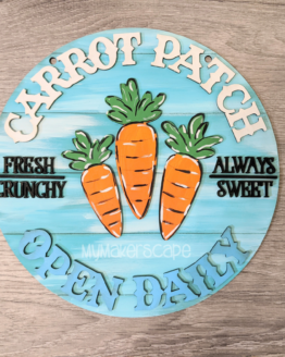 Carrot Patch Door hanger