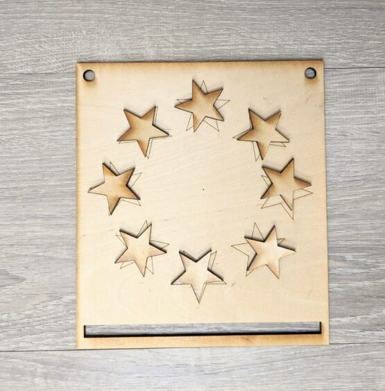 Star Spangled Patriotic Wall hanging banner , UNFINISHED