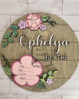FLORAL SIGN