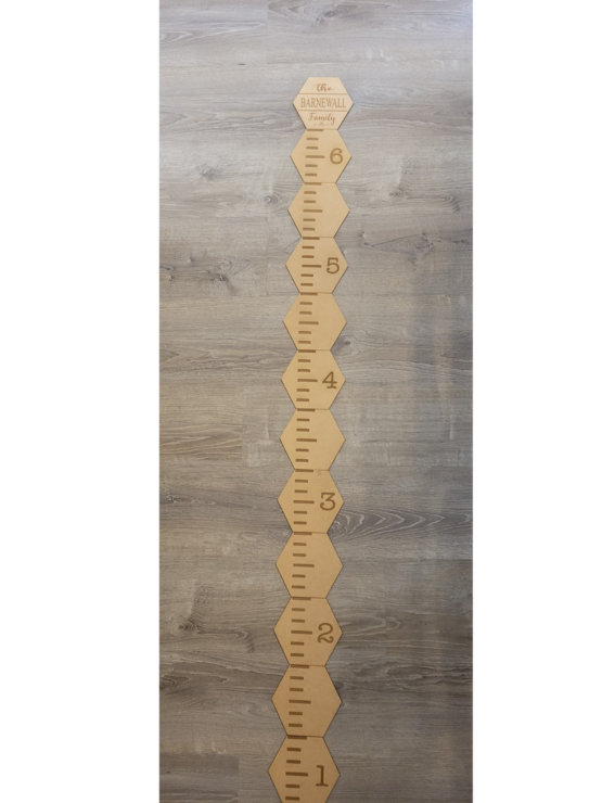 Personalized Hexagon Growth Chart - Image 2