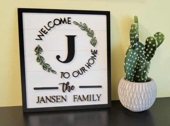 Monogram Family Name DIY kit