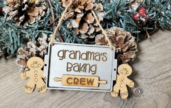 Personalized Gingerbread Tray Ornament