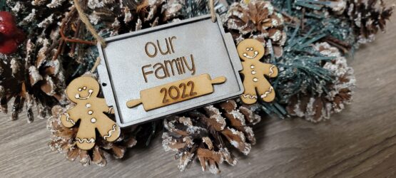 Personalized Gingerbread Tray Ornament - Image 3