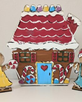 Gingerbread House and people kit