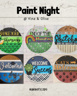 Paint Night at Vine & Olive 2/28