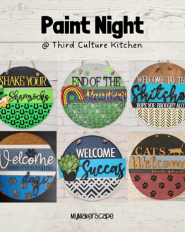 Paint Night at Third Culture Kitchen 2/20