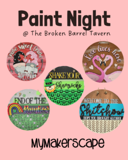 Paint Night at The Broken Barrel Tavern