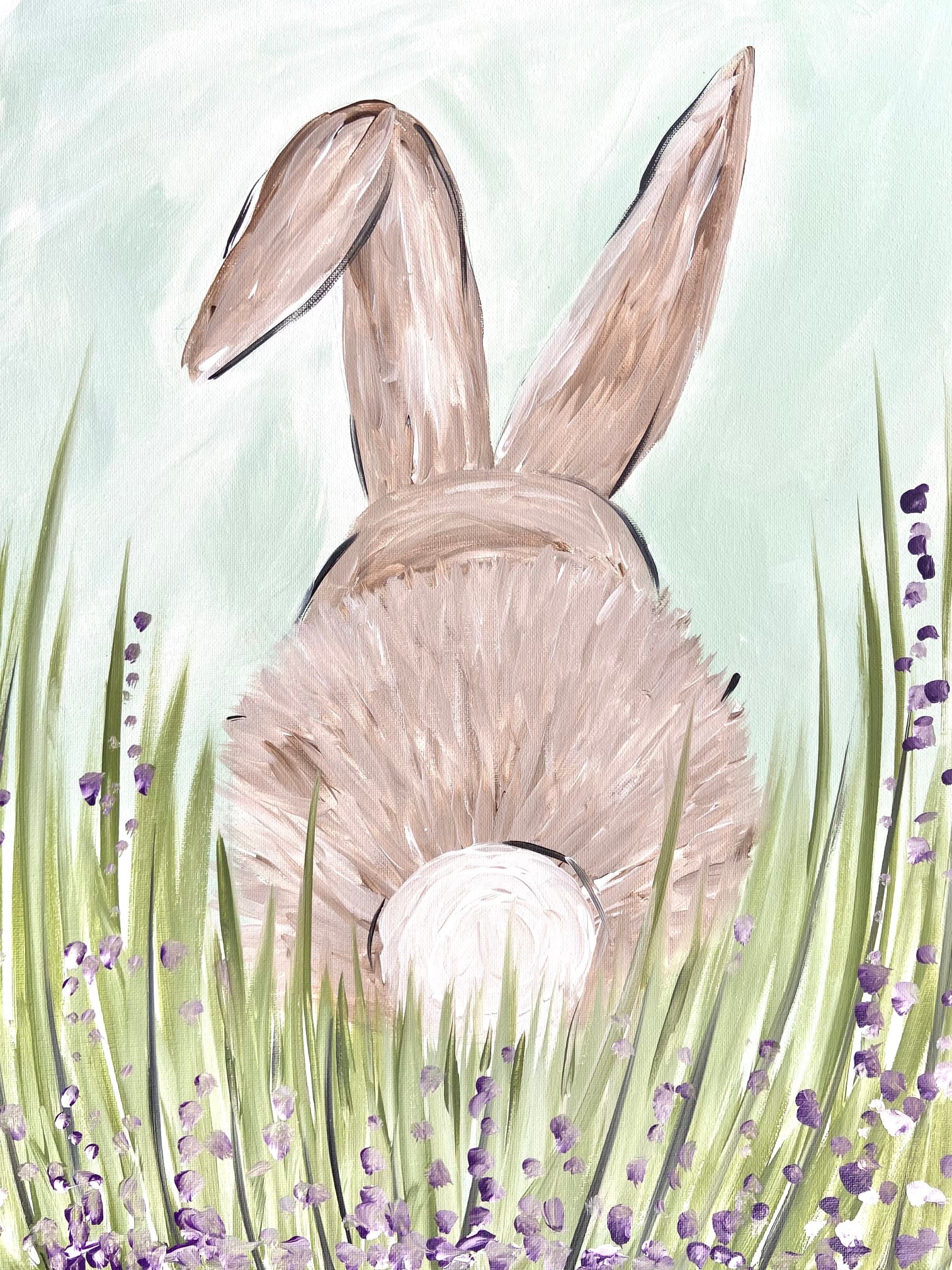 Bunny in a field
