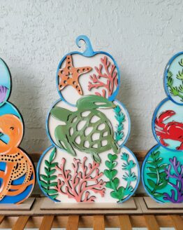 Sealife Standing Pumpkin DIY kit