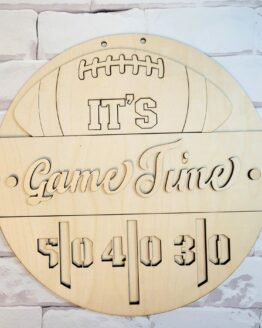 Football Season Door hanger Sign DIY kit