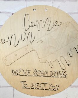 Halloween Door Sign DIY kit