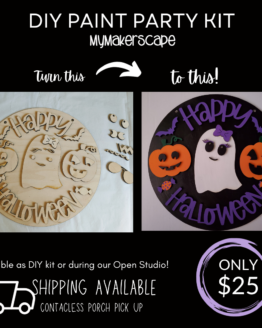 Happy Halloween Door hanger DIY kit