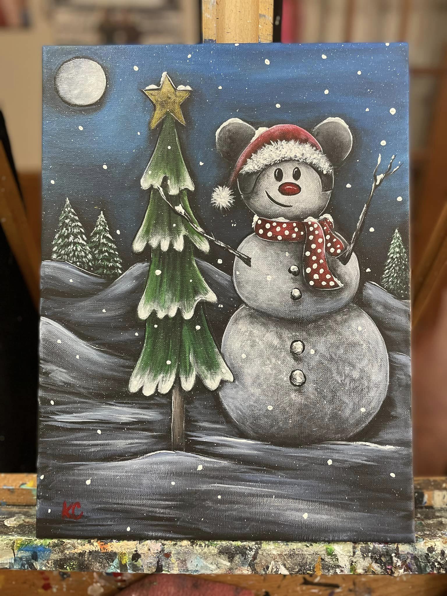 Mouse Snowman
