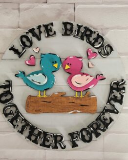 Love Birds Door hanger DIY kit