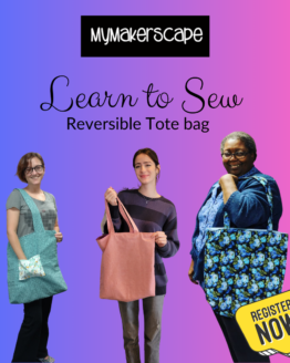 Learn to Sew a Reversible tote bag