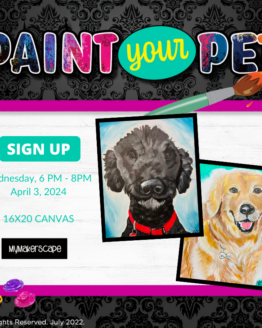 Paint Your Pet Paint Party 4/3