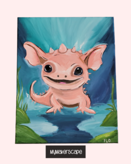 Axolotl Teens Paint Party 4/19