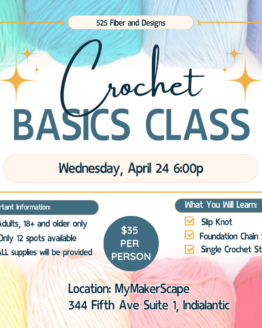 Crochet Basics Class 4/24