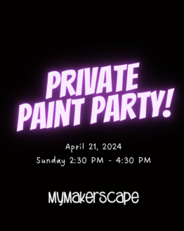 Private Birthday Paint Party 4/21