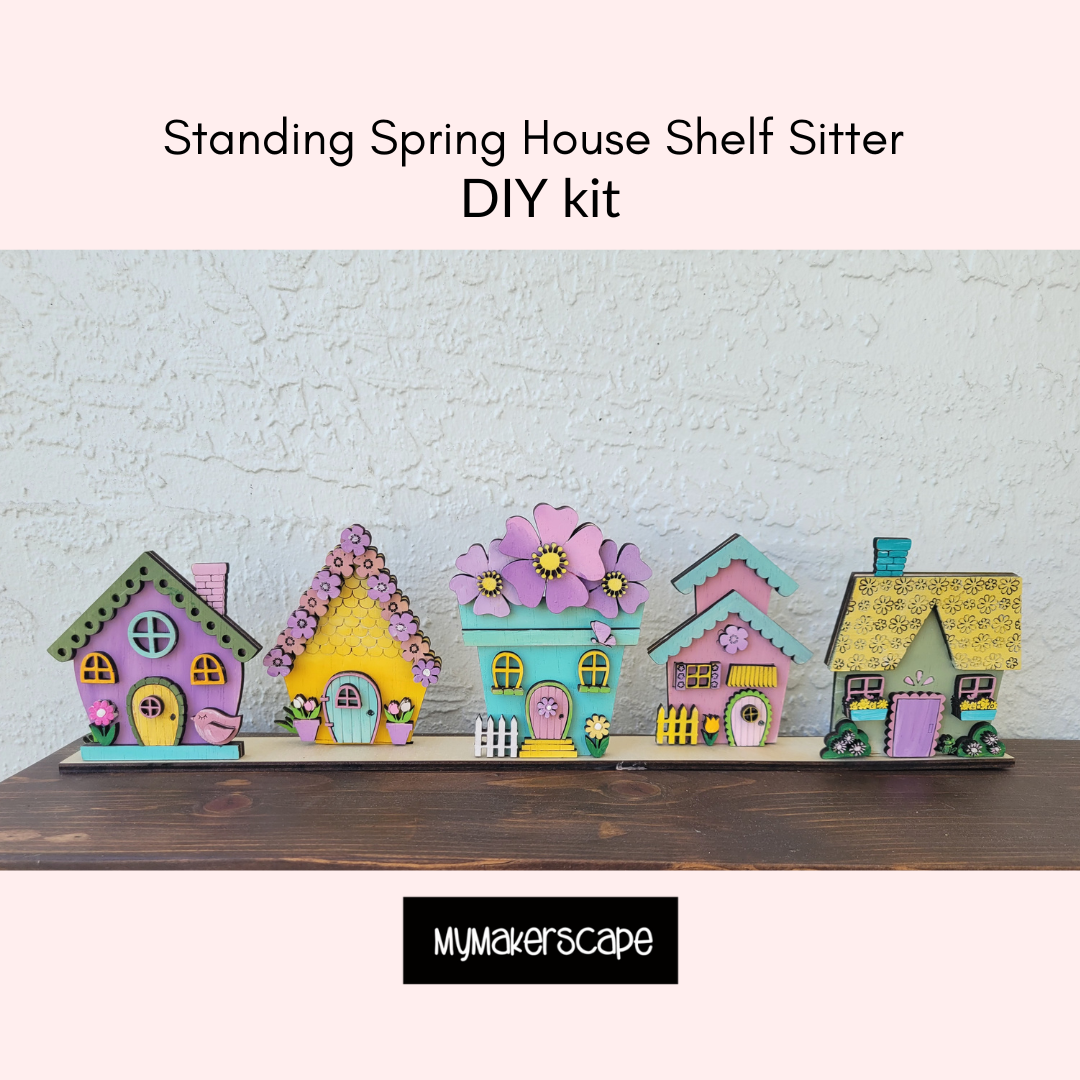 Standing Spring House Shelf Sitter