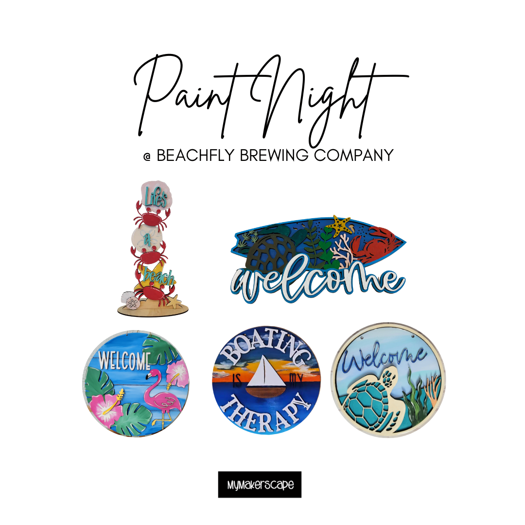Paint Night Beachfly Brewing Company 6/27 MyMakerscape