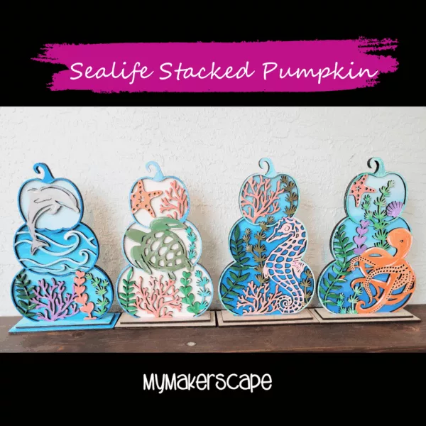 Sealife Stacked Pumpkin Paint Party 11.01