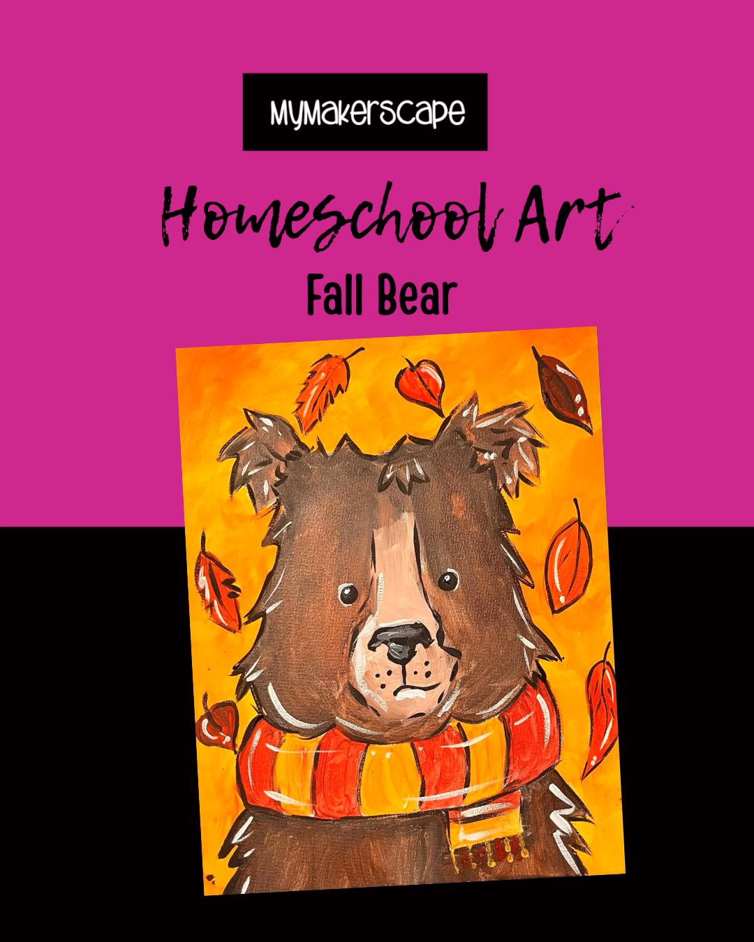 Homeschool Art Fall Bear @ Cocoa Village