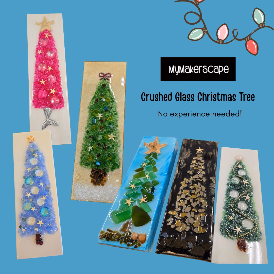 Crushed Glass Tree Workshop 12.10