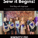 Sew it Begins! Tote Bag with Applique @ Cocoa Village